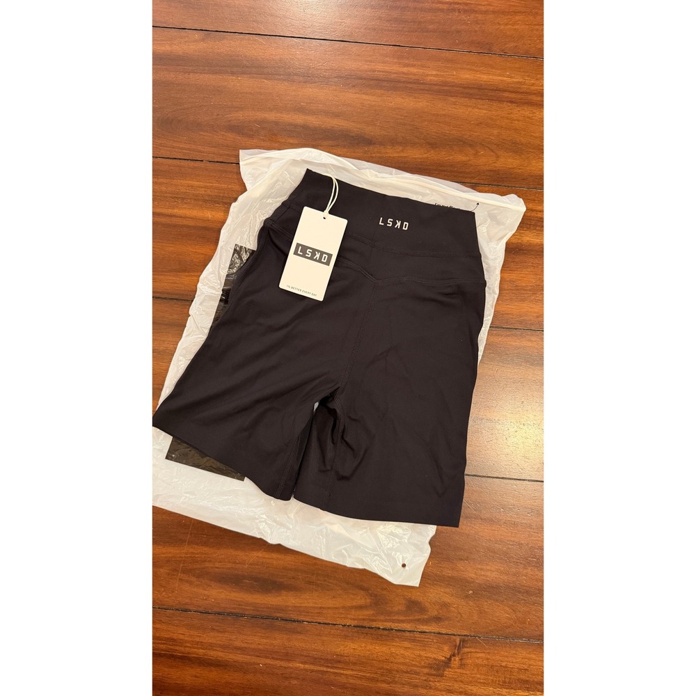 LSKD Enhance Mid Short Tights Black XS Ultra High Rise 6 Inch Short NEW NWT - Picture 12 of 16